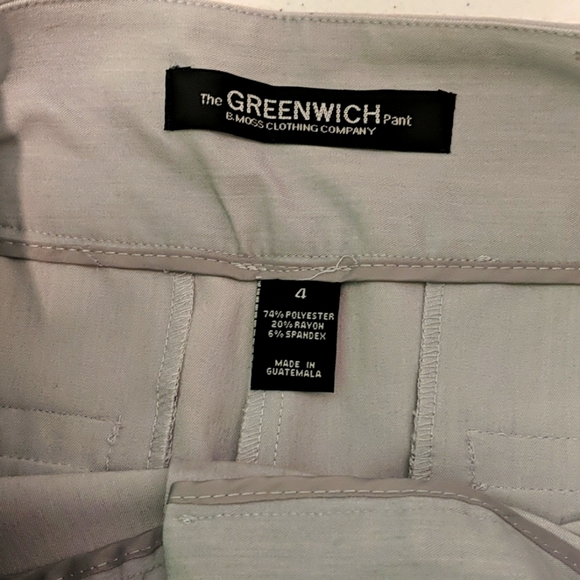 The Greenwich Pant grey dress pants size 4 - Picture 2 of 6